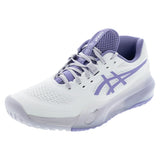 Women's GEL-Resolution X Tennis Shoes White and Bluebell-Footwear-Asics-1042A279-105U26copy-Tennis Express
