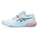Women's GEL-Resolution X Tennis Shoes Sky and Grey Blue,Footwear,Asics,,,Tennis Express,1042A279-401U26-1