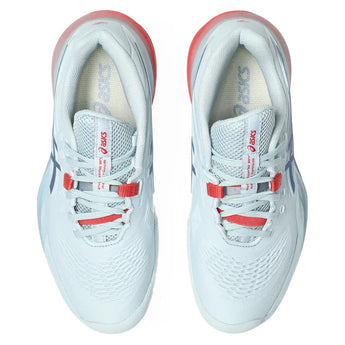 Women's GEL-Resolution X Tennis Shoes Sky and Grey Blue,Footwear,Asics,,,Tennis Express,1042A279-401U26-3