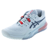 Women's GEL-Resolution X Tennis Shoes Sky and Grey Blue,Footwear,Asics,5,SKY/GREY_BLUE,Tennis Express,1042A279-401U26copy