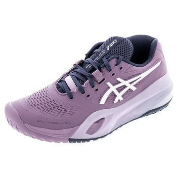 Women's GEL-Resolution X Tennis Shoes Ube and White