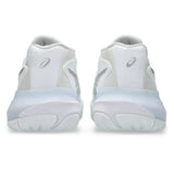 Women's GEL-Resolution X Tennis Shoes White and Pure Silver-Footwear-Asics-1042A279_100_2-Tennis Express
