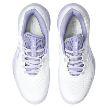 Women's GEL-Resolution X Tennis Shoes White and Bluebell-Footwear-Asics-1042A279_105_5-Tennis Express