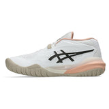 Women's GEL-Resolution X Tennis Shoes White and Black Coffee,Footwear,Asics,,,Tennis Express,1042A279_106-2