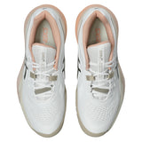 Women's GEL-Resolution X Tennis Shoes White and Black Coffee,Footwear,Asics,,,Tennis Express,1042A279_106-3