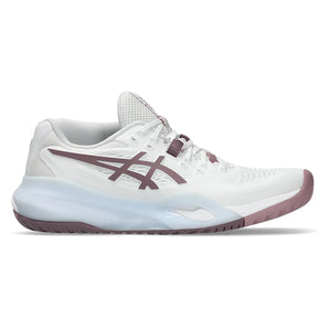 Women's GEL-Resolution X Tennis Shoes White and Dusty Mauve,Footwear,Asics,,,Tennis Express,1042A279_107-1