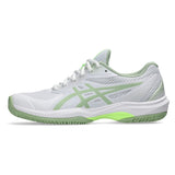 Women's Game FF Pickleball Shoes White and Jade-Footwear-Asics-1042A280_101S26-1-Tennis Express