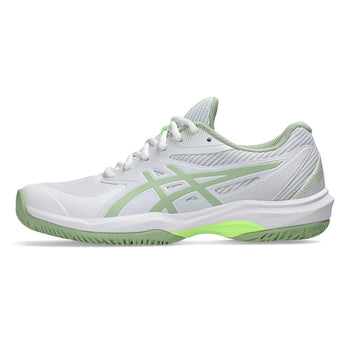 Women's Game FF Pickleball Shoes White and Jade-Footwear-Asics-1042A280_101S26-1-Tennis Express