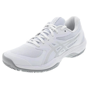 Women's Game FF Tennis Shoes White and Pure Silver-Footwear-Asics-1042A281-101S25-Tennis Express