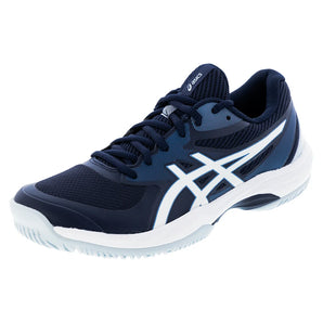 Women's Game FF Tennis Shoes Midnight and White-Footwear-Asics-5-MIDNIGHT/WHITE, [current_file_name-Tennis Express