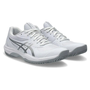 Women's Game FF Tennis Shoes White and Pure Silver-Footwear-Asics-1042A281_101-Tennis Express