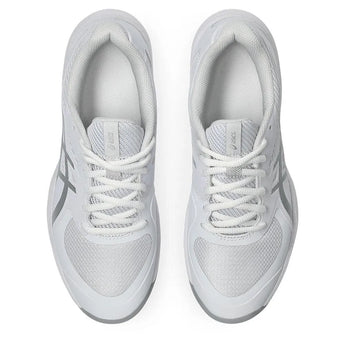 Women's Game FF Tennis Shoes White and Pure Silver-Footwear-Asics-1042A281_101_3-Tennis Express