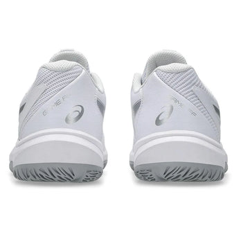 Women's Game FF Tennis Shoes White and Pure Silver-Footwear-Asics-1042A281_101_5-Tennis Express
