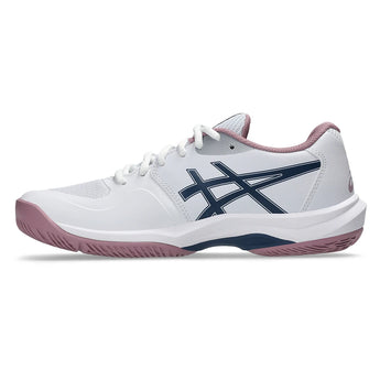 Women's Game FF Tennis Shoes White and Independence Blue,Footwear,Asics,,,Tennis Express,1042A281_104-1