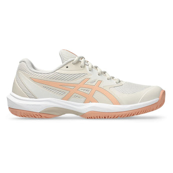 Women's Game FF Tennis Shoes Soft Oat and Cantaloupe,Footwear,Asics,,,Tennis Express,1042A281_250-1