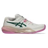Women's GEL-Resolution X Padel Shoes Soft Oat and Jewel Green,Footwear,Asics,,,Tennis Express,1042A285_250F26-1