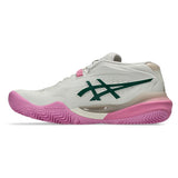 Women's GEL-Resolution X Padel Shoes Soft Oat and Jewel Green,Footwear,Asics,,,Tennis Express,1042A285_250F26-2
