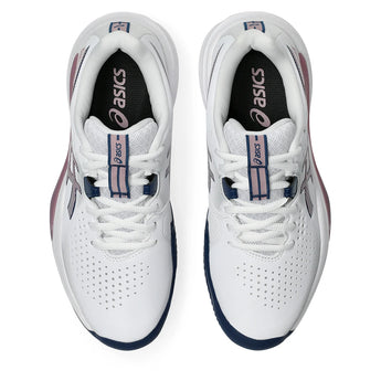 Women's CLAY Court GEL-Challenger 15 Tennis Shoes White and Taro Purple,Footwear,Asics,,,Tennis Express,1042A293_105-3