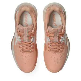 Women's CLAY Court GEL-Challenger 15 Tennis Shoes Cantaloupe and White,Footwear,Asics,,,Tennis Express,1042A293_701-3