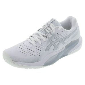 Women's GEL-Challenger 15 Tennis Shoes White and Pure Silver-Footwear-Asics-1042A294-101F25_77ee30ed-2c15-4009-a6b2-0e6e8c57bb17-Tennis Express