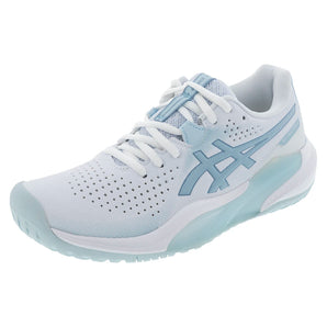 Women's GEL-Challenger 15 Tennis Shoes White and Sky-Footwear-Asics-5-WHITE/SKY, [current_file_name-Tennis Express