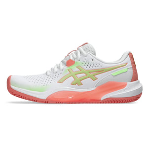 Women's GEL-Challenger 15 Padel Shoes White and Guava-Footwear-Asics-1042A296-101S26-1-Tennis Express