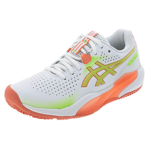 Women's GEL-Challenger 15 Padel Shoes White and Guava-Footwear-Asics-1042A296-101S26copy-675449Tennis Express