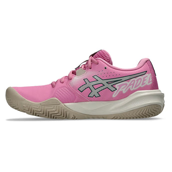 Women's GEL-Challenger 15 Padel Shoes Bubblegum and Soft Oat,Footwear,Asics,,,Tennis Express,1042A296_701F26-2