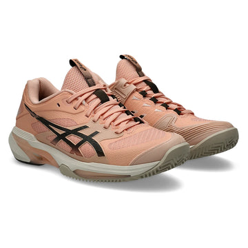 Women's CLAY Court Solution Speed FF 4 Tennis Shoes Cantaloupe and Black Coffee