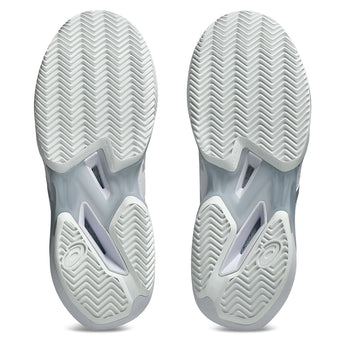 Women's Solution Speed FF 4 Clay Tennis Shoes White and Pure Silver-Footwear-Asics-1042A305_101-6-Tennis Express