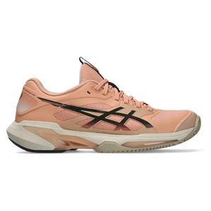 Women's CLAY Court Solution Speed FF 4 Tennis Shoes Cantaloupe and Black Coffee,Footwear,Asics,,,Tennis Express,1042A305_700-2