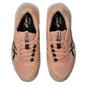 Women's CLAY Court Solution Speed FF 4 Tennis Shoes Cantaloupe and Black Coffee,Footwear,Asics,,,Tennis Express,1042A305_700-3