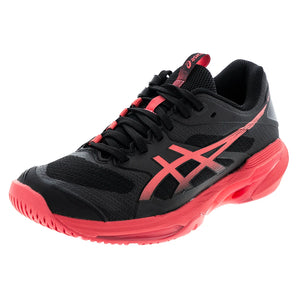 Women's Solution Speed FF 4 Tennis Shoes Black and Sienna-Footwear-Asics-5-BLACK/SIENNA, [current_file_name-Tennis Express