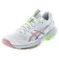 Women's Solution Speed FF 4 Tennis Shoes White and Morganite