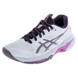 Women's Solution Speed FF 4 Tennis Shoes White and Dusty Mauve,Footwear,Asics,White/Dusty Mauve,5,Tennis Express,1042A307-102F26copy