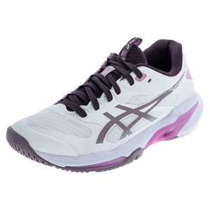 Women's Solution Speed FF 4 Tennis Shoes White and Dusty Mauve,Footwear,Asics,White/Dusty Mauve,5,Tennis Express,1042A307-102F26copy