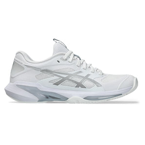 Women's Solution Speed FF 4 Tennis Shoes White and Pure Silver-Footwear-Asics-1042A307_101-1-Tennis Express