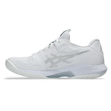 Women's Solution Speed FF 4 Tennis Shoes White and Pure Silver-Footwear-Asics-1042A307_101-2-Tennis Express