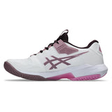 Women's Solution Speed FF 4 Tennis Shoes White and Dusty Mauve,Footwear,Asics,,,Tennis Express,1042A307_102-1