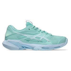 Women's Solution Speed FF 4 Tennis Shoes Oasis Green and Light Blue,Footwear,Asics,,,Tennis Express,1042A307_300-1