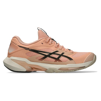 Women's Solution Speed FF 4 Tennis Shoes Cantaloupe and Black Coffee,Footwear,Asics,,,Tennis Express,1042A307_700-2