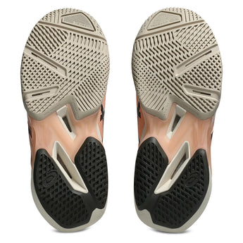 Women's Solution Speed FF 4 Tennis Shoes Cantaloupe and Black Coffee,Footwear,Asics,,,Tennis Express,1042A307_700-6
