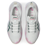 Women's SonicSmash FF Padel Shoes White and Jewel Green,Footwear,Asics,,,Tennis Express,1042A311_101F26-3