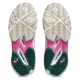 Women's SonicSmash FF Padel Shoes White and Jewel Green,Footwear,Asics,,,Tennis Express,1042A311_101F26-6