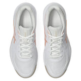 Women's GEL-Dedicate 9 Wide Tennis Shoes White and Cantaloupe,Footwear,Asics,,,Tennis Express,1042A315_100-3