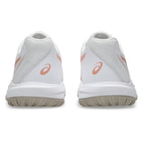 Women's GEL-Dedicate 9 Wide Tennis Shoes White and Cantaloupe,Footwear,Asics,,,Tennis Express,1042A315_100-4