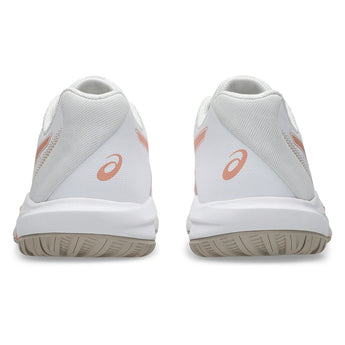 Women's GEL-Dedicate 9 Wide Tennis Shoes White and Cantaloupe,Footwear,Asics,,,Tennis Express,1042A315_100-4