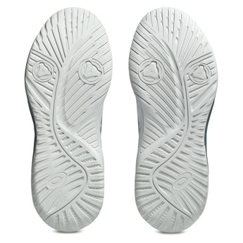 Women's GEL-Dedicate 9 Wide Tennis Shoes White and Pure Silver,Footwear,Asics,,,Tennis Express,1042A315_101-6