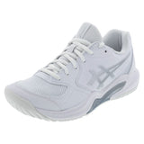 Women's GEL-Dedicate 9 Tennis Shoes White and Pure Silver,Footwear,Asics,White/Pure Silver,5,Tennis Express,1042A316-101F26copy
