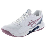 Women's GEL-Dedicate 9 Tennis Shoes White and Taro Purple,Footwear,Asics,White/Taro Purple,5,Tennis Express,1042A316-102F26copy